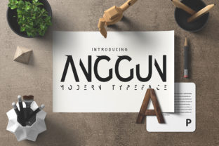 Anggun: A Futuristic Sans Serif Font for Modern Editorial Design