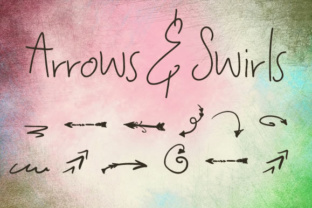 Arrows and Swirls: A Handcrafted Font for Editorial Design