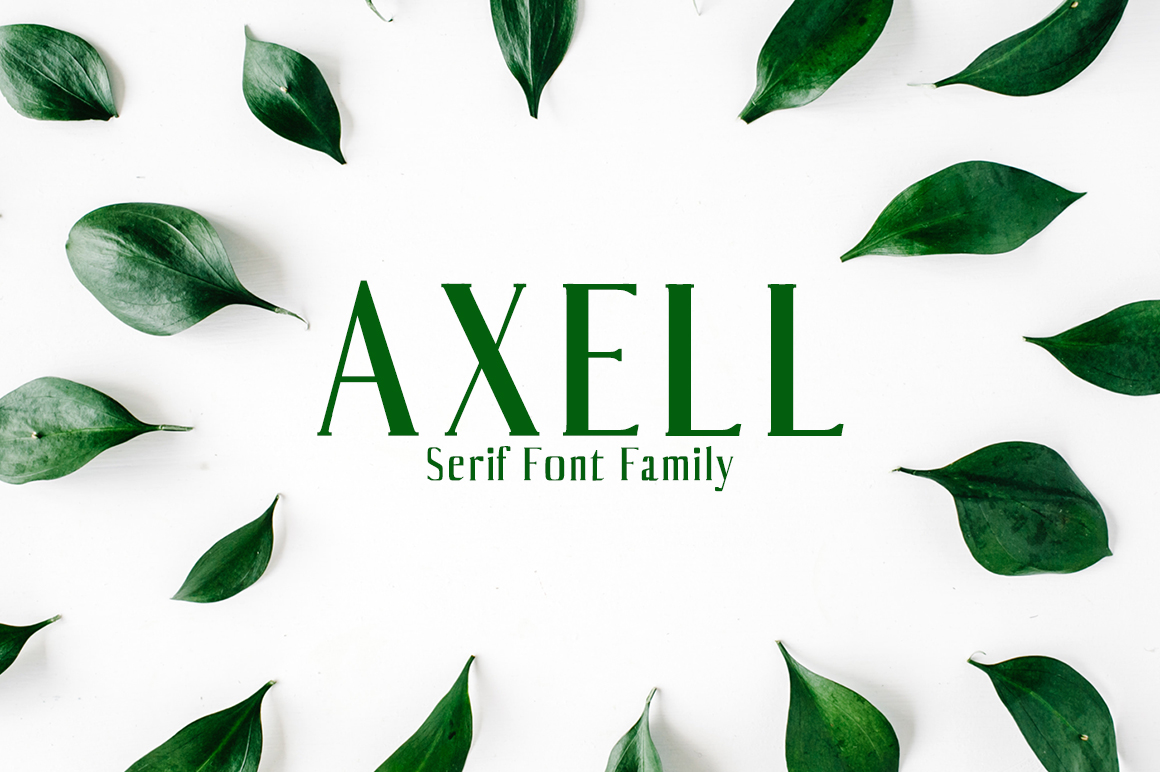 Axell: A Modern Serif Font for Editorial Design