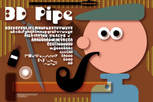 BD Pipe: A Playful Typeface for Small Business Branding