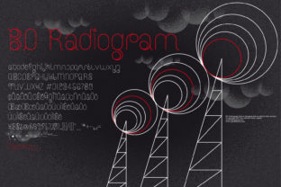 BD Radiogram: A Delicate Decorative Font for Crafters