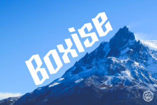 Boxise: A Legible Blackletter Font for Modern Editorial Design