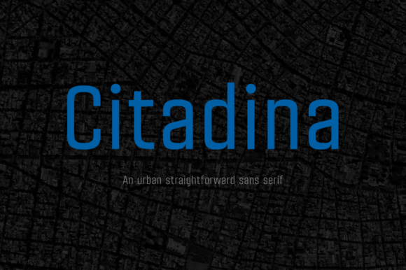 Citadina Family: A Modern Sans Serif Font for Makers