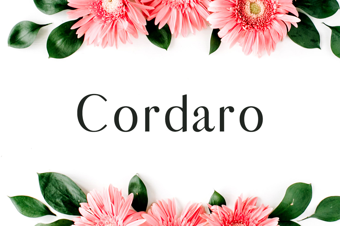 Cordaro: A Timeless Serif Font for Crafters