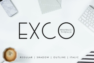 Exco: The Minimalist Font for Clear Campaigns