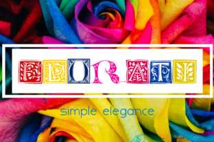 Florati: A Decorative Typeface for Editorial Elegance