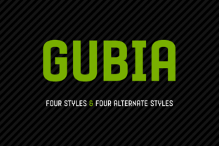 Gubia Family: A Modern Sans Serif Typeface for Editorial Design