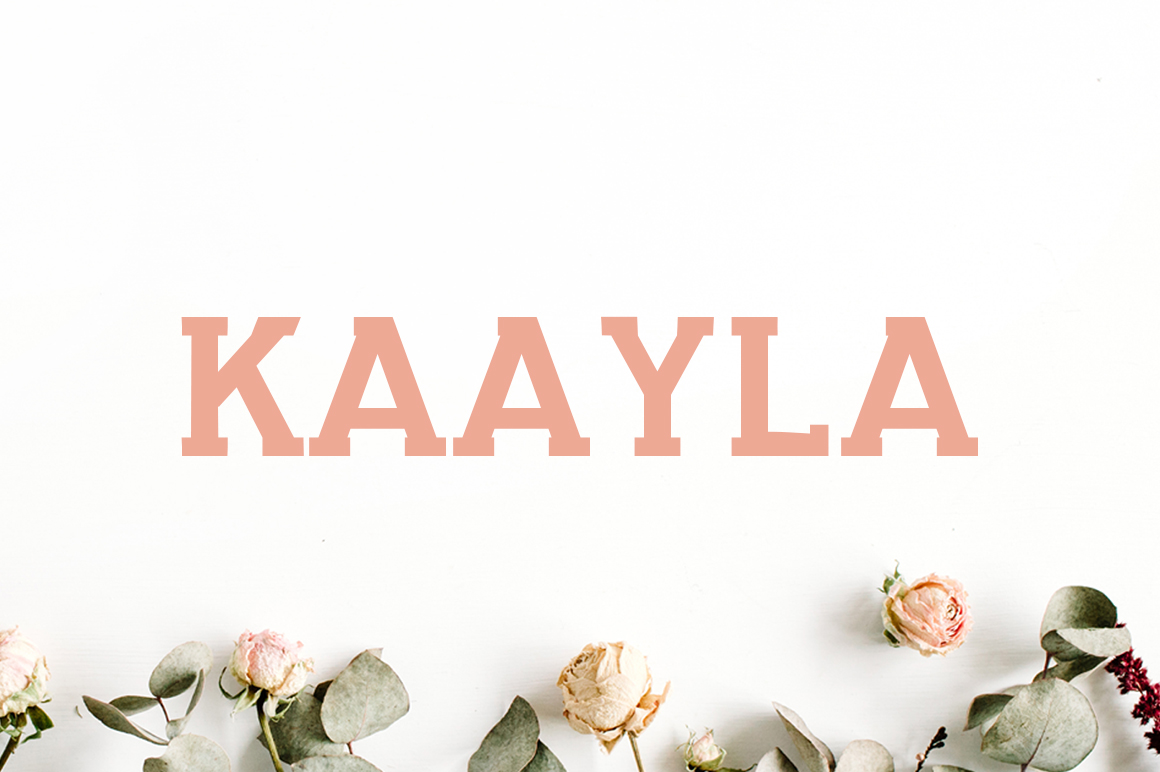 Kaayla Font: Elevate Your Brand Identity