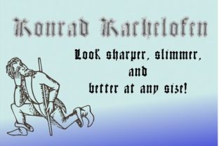 Konrad Kachelofen Font: A Bold Blackletter for Modern Campaigns