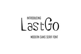 LastGo: A Modern Sans Serif Typeface for Web Design