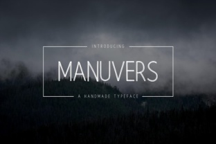 Manuvers: A Sweet Handmade Sans Serif Font Review