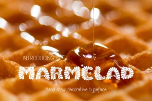 Marmelad Font: Handmade Charm for Crafters