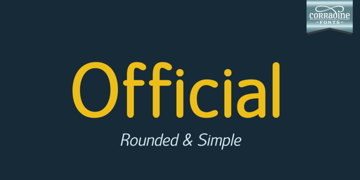 Official Family: A Versatile Sans Serif Typeface for Brands