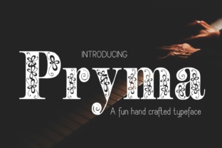 Pryma: A Floral Typeface for Editorial Calm
