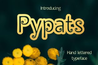 Pypats: A Hand Drawn Typeface for Editorial Warmth