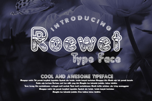 Roewet: A Decorative Typeface for Editorial Charm