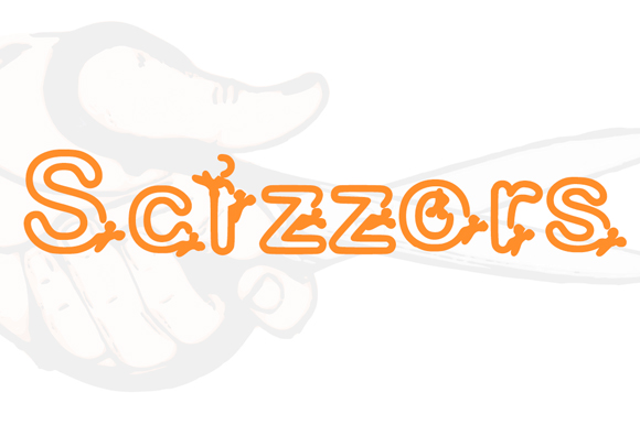 Scizzors: A Playful Decorative Font for Makers