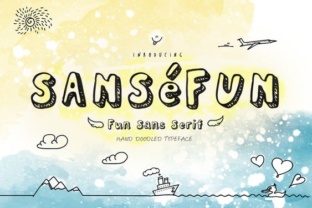 Sunse Fun: A Playful Sans Serif Font for Brands