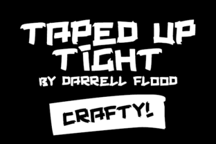 Taped Up Tight: The Decorative Font for Bold Visuals